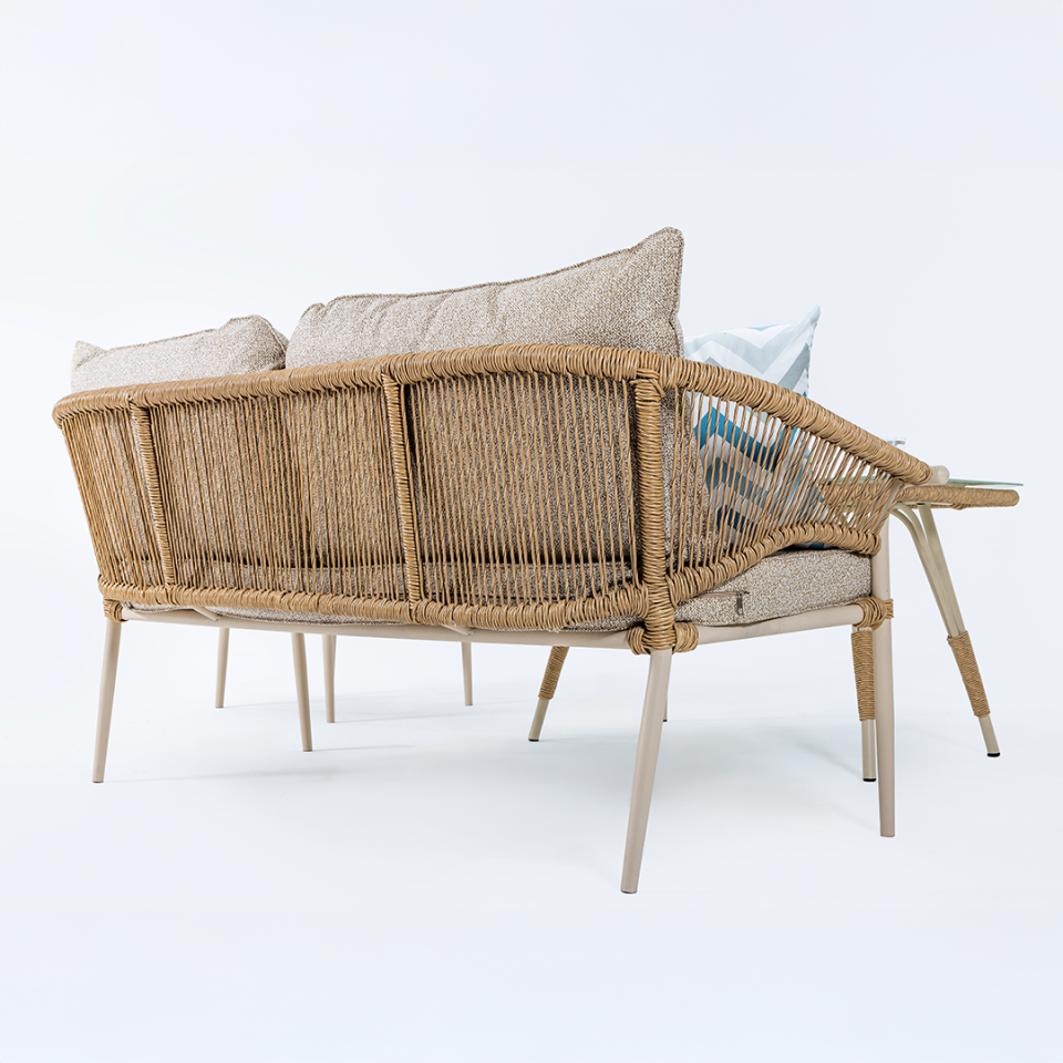 Adalux AQUA MIDI 3-1-1 Alüminyum Bahçe Balkon Oturma Grubu