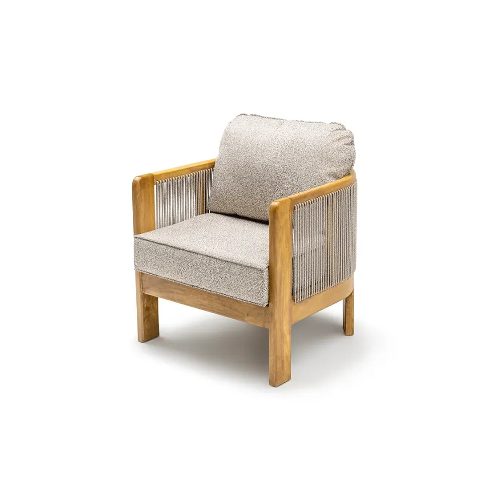 Adalux ARES 3-1-1 Ireko Wood Bahçe Balkon Oturma Grubu